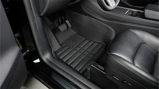 全天候型カーカーペットマット 5D TPE アンチ