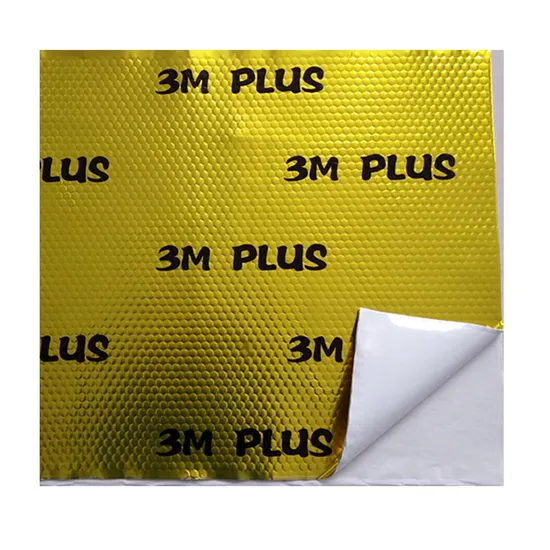 工場直送アルミブチルゴムブラックカーマット素材防音